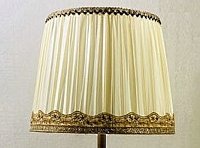 Абажур для торшера Мелодия Света Бежевый с узорами